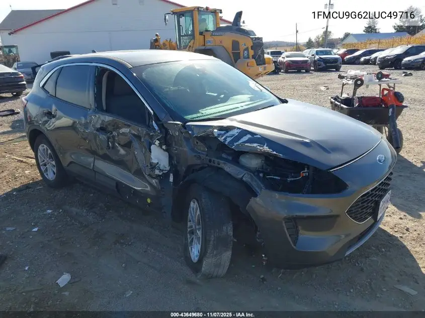 1FMCU9G62LUC49716 2020 Ford Escape Se