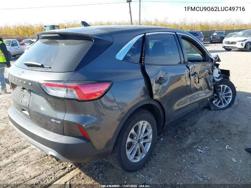 1FMCU9G62LUC49716 2020 Ford Escape Se