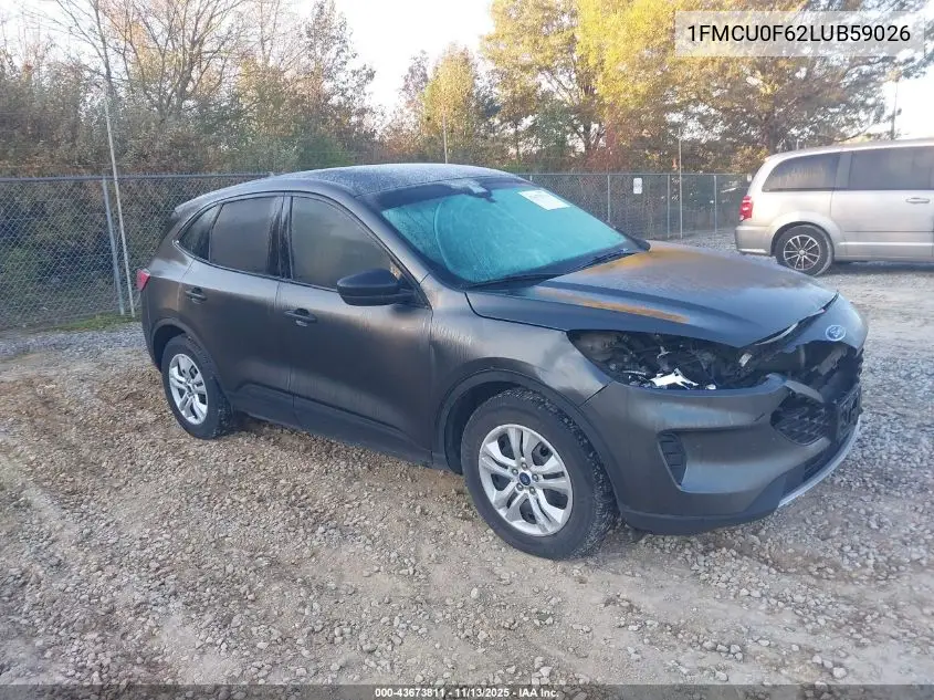 1FMCU0F62LUB59026 2020 Ford Escape S
