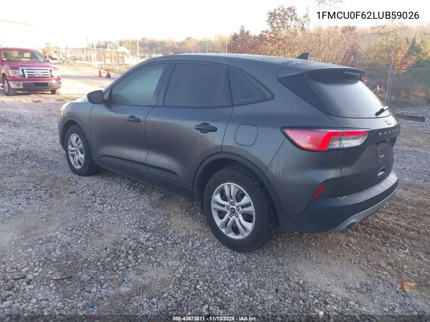 1FMCU0F62LUB59026 2020 Ford Escape S