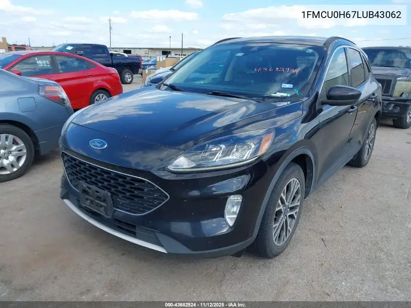 1FMCU0H67LUB43062 2020 Ford Escape Sel