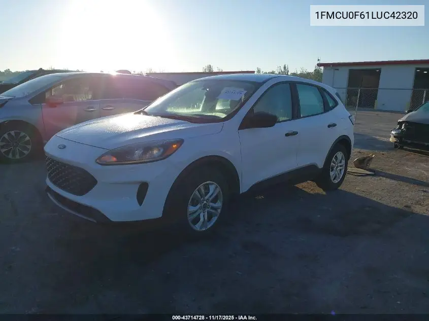 1FMCU0F61LUC42320 2020 Ford Escape S