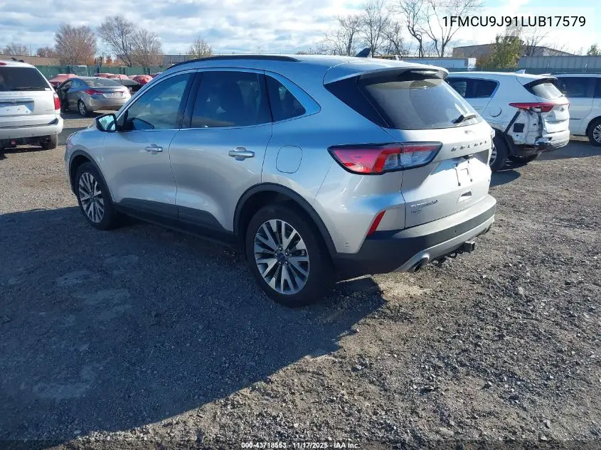 1FMCU9J91LUB17579 2020 Ford Escape Titanium