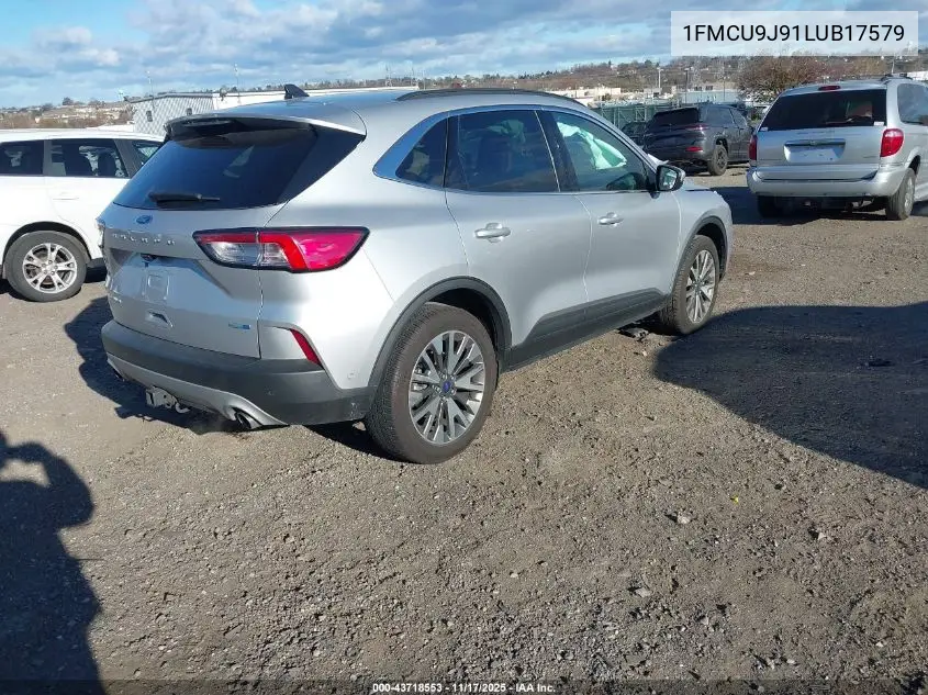 1FMCU9J91LUB17579 2020 Ford Escape Titanium