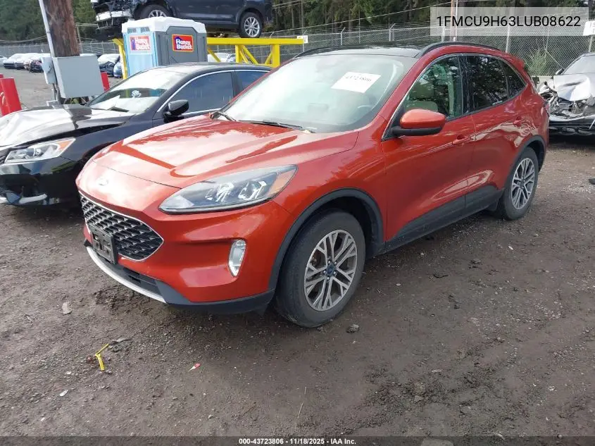 1FMCU9H63LUB08622 2020 Ford Escape Sel