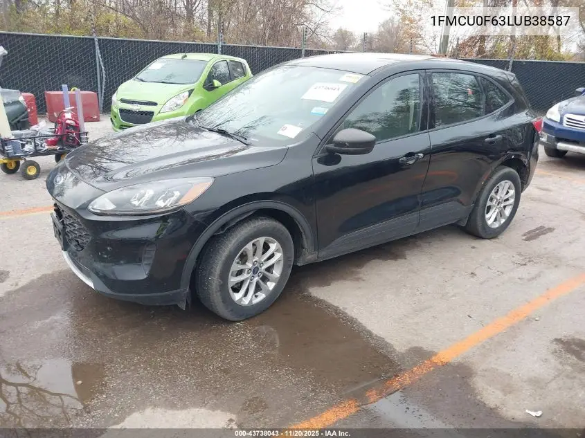 1FMCU0F63LUB38587 2020 Ford Escape S