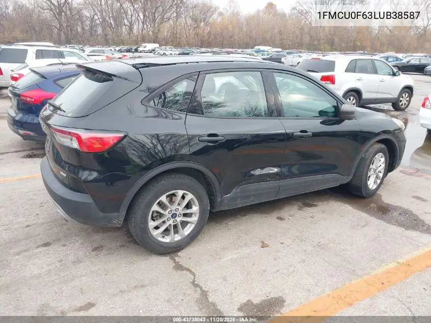 1FMCU0F63LUB38587 2020 Ford Escape S