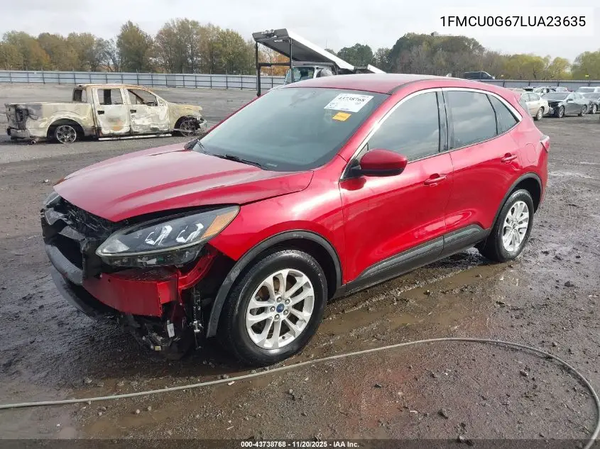 1FMCU0G67LUA23635 2020 Ford Escape Se