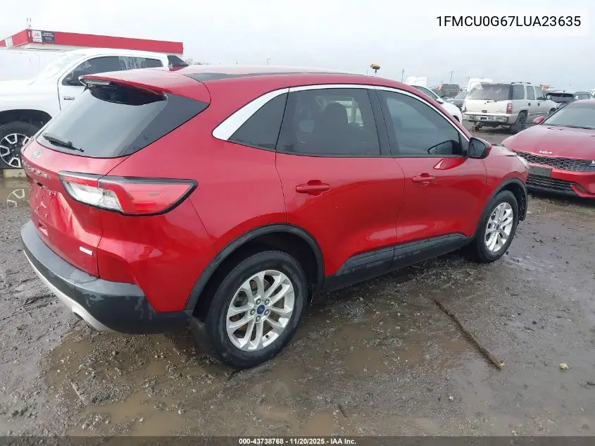 1FMCU0G67LUA23635 2020 Ford Escape Se
