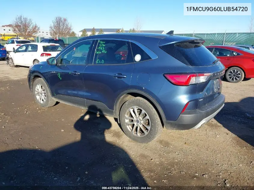 1FMCU9G60LUB54720 2020 Ford Escape Se