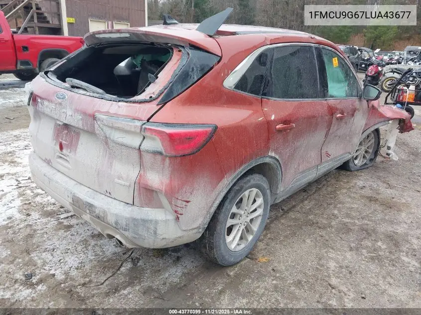 1FMCU9G67LUA43677 2020 Ford Escape Se