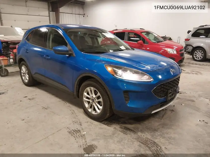 1FMCU0G69LUA92102 2020 Ford Escape Se