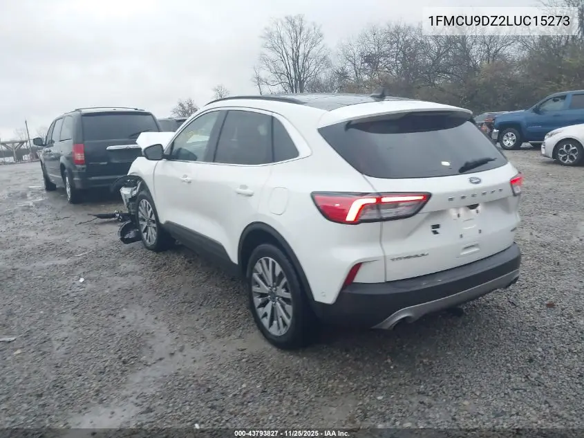 1FMCU9DZ2LUC15273 2020 Ford Escape Titanium Hybrid