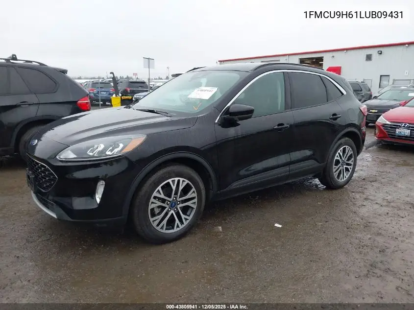 1FMCU9H61LUB09431 2020 Ford Escape Sel