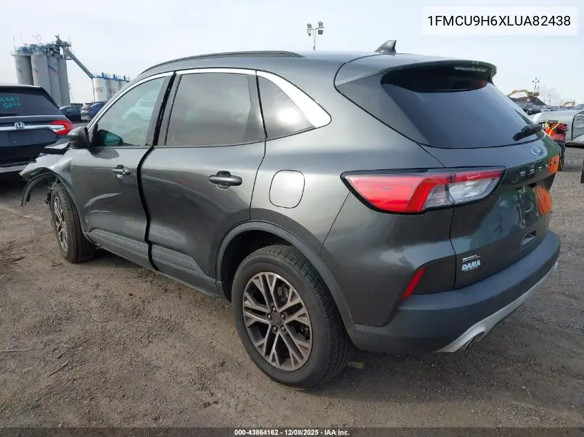1FMCU9H6XLUA82438 2020 Ford Escape Sel
