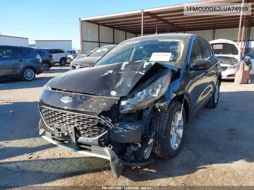 1FMCU0G62LUA74959 2020 Ford Escape Se
