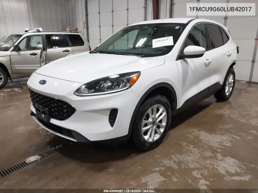 1FMCU9G60LUB42017 2020 Ford Escape Se