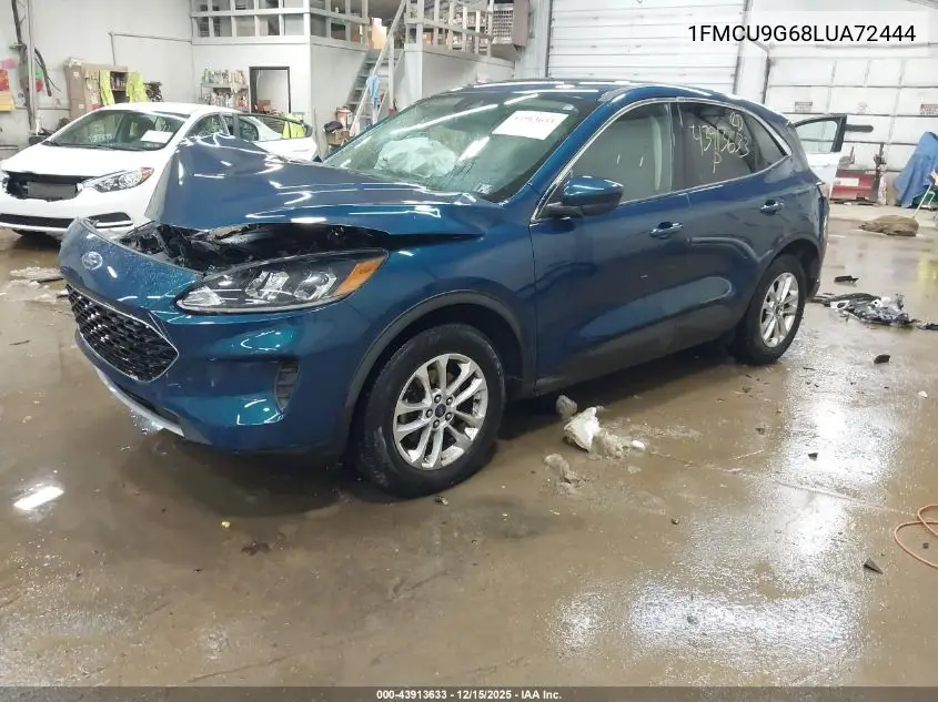1FMCU9G68LUA72444 2020 Ford Escape Se
