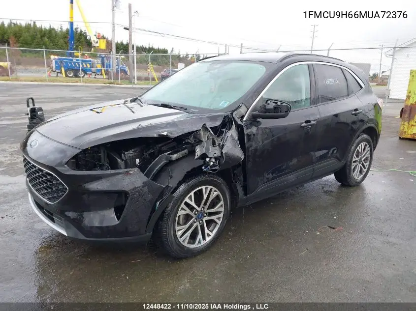 1FMCU9H66MUA72376 2021 Ford Escape Sel