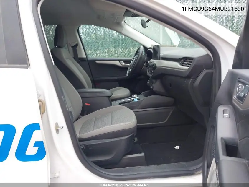 1FMCU9G64MUB21530 2021 Ford Escape Se