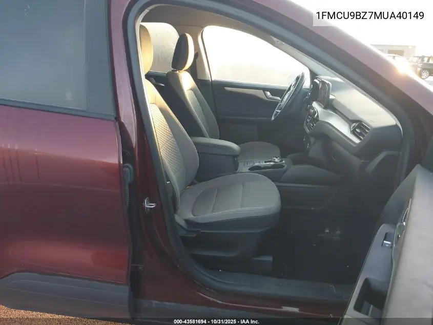 1FMCU9BZ7MUA40149 2021 Ford Escape Se Hybrid
