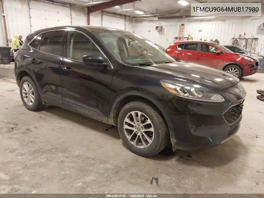 1FMCU9G64MUB17980 2021 Ford Escape Se