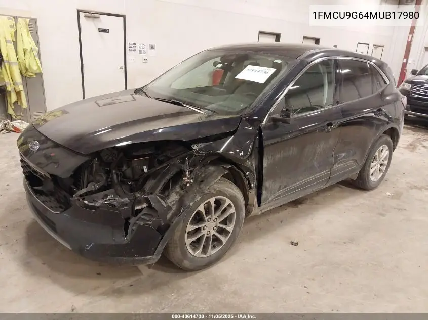 1FMCU9G64MUB17980 2021 Ford Escape Se
