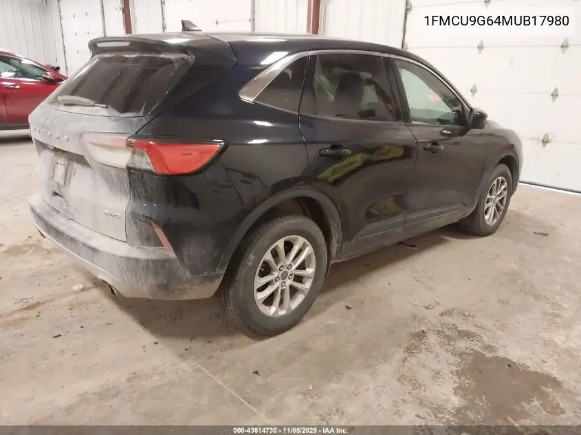1FMCU9G64MUB17980 2021 Ford Escape Se