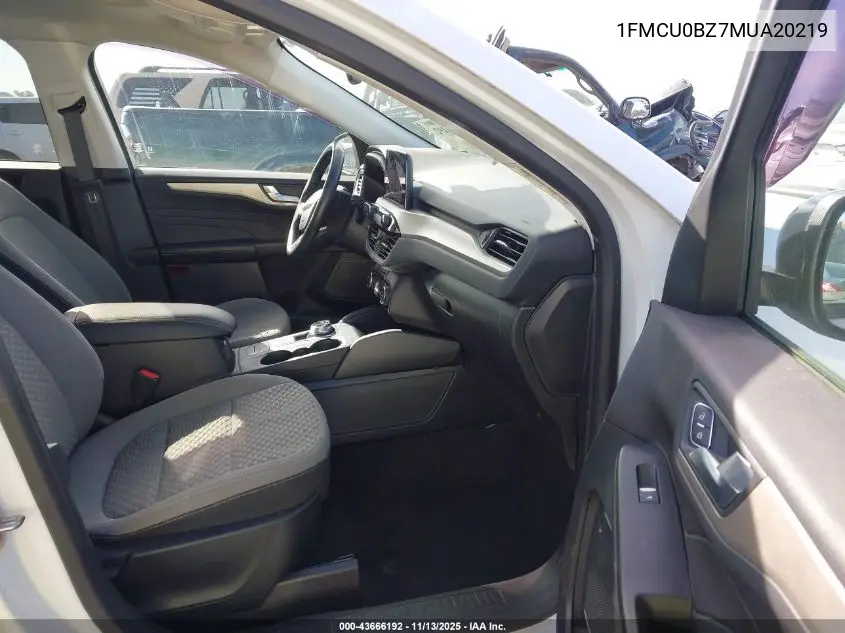 1FMCU0BZ7MUA20219 2021 Ford Escape Se Hybrid