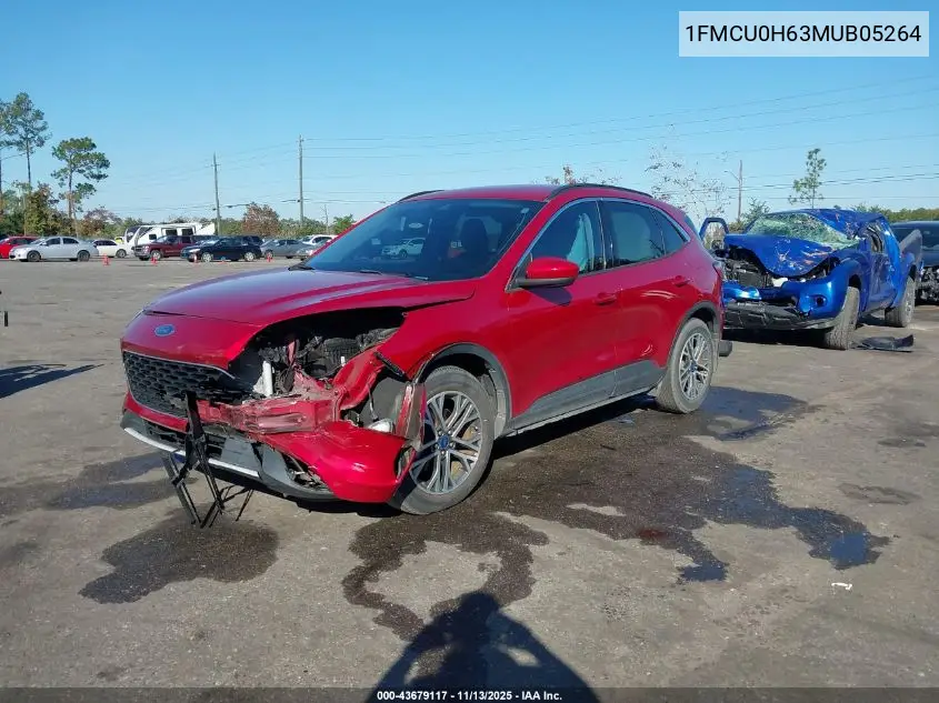 1FMCU0H63MUB05264 2021 Ford Escape Sel