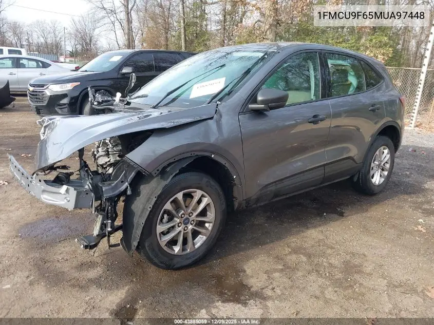 1FMCU9F65MUA97448 2021 Ford Escape S