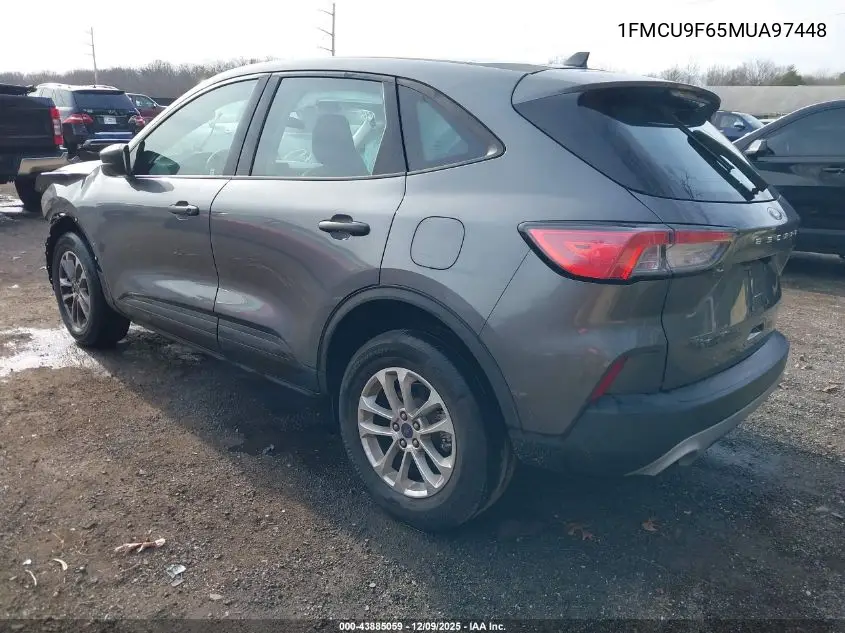 1FMCU9F65MUA97448 2021 Ford Escape S