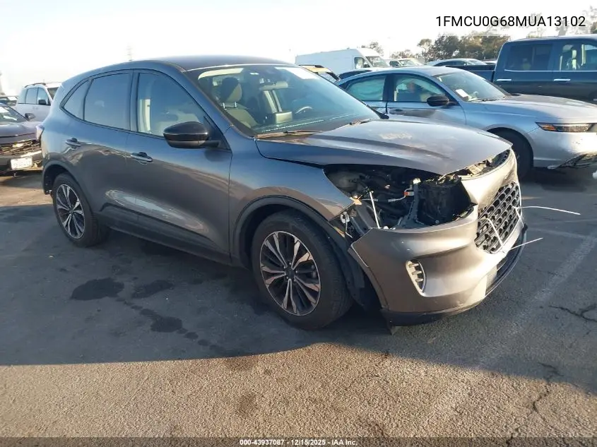 1FMCU0G68MUA13102 2021 Ford Escape Se