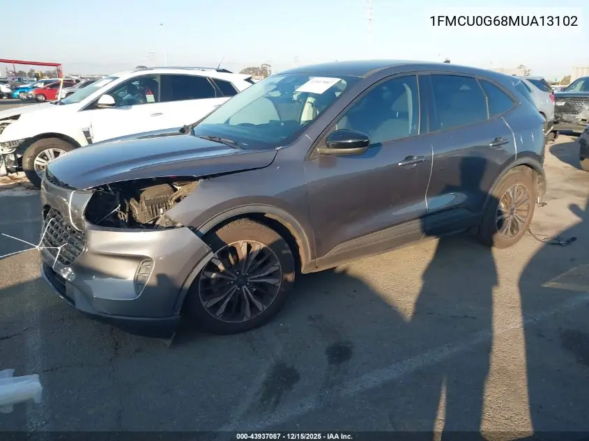 1FMCU0G68MUA13102 2021 Ford Escape Se