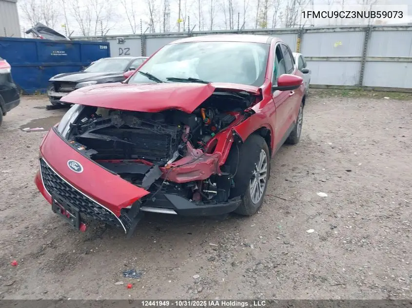 1FMCU9CZ3NUB59073 2022 Ford Escape Sel