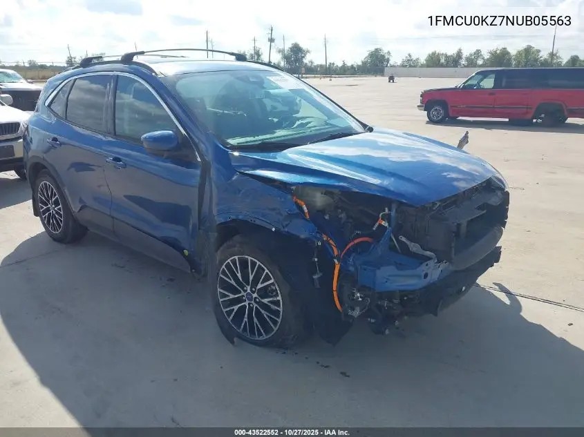 1FMCU0KZ7NUB05563 2022 Ford Escape Sel Plug-In Hybrid