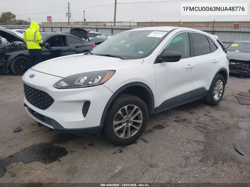 1FMCU0G63NUA48776 2022 Ford Escape Se