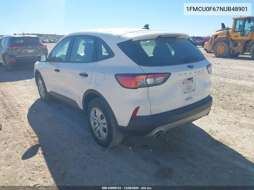 1FMCU0F67NUB48901 2022 Ford Escape S