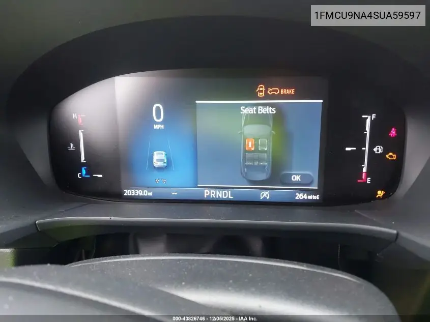 1FMCU9NA4SUA59597 2025 Ford Escape St-Line Select