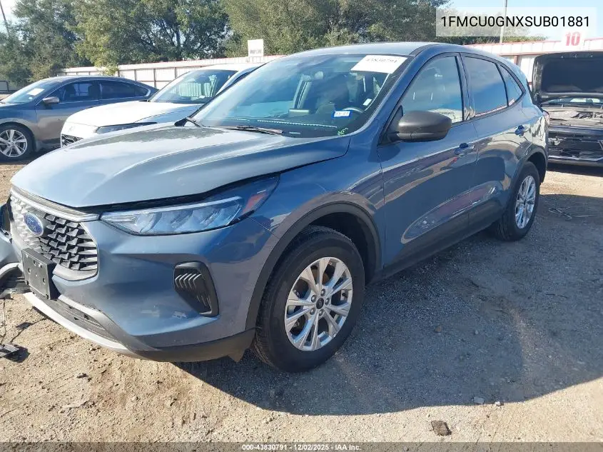 1FMCU0GNXSUB01881 2025 Ford Escape Active