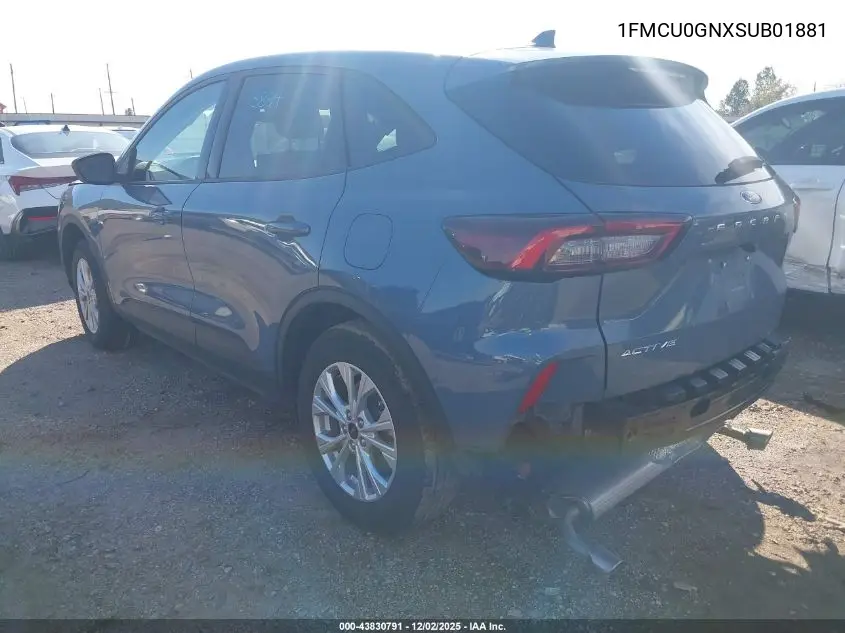 1FMCU0GNXSUB01881 2025 Ford Escape Active