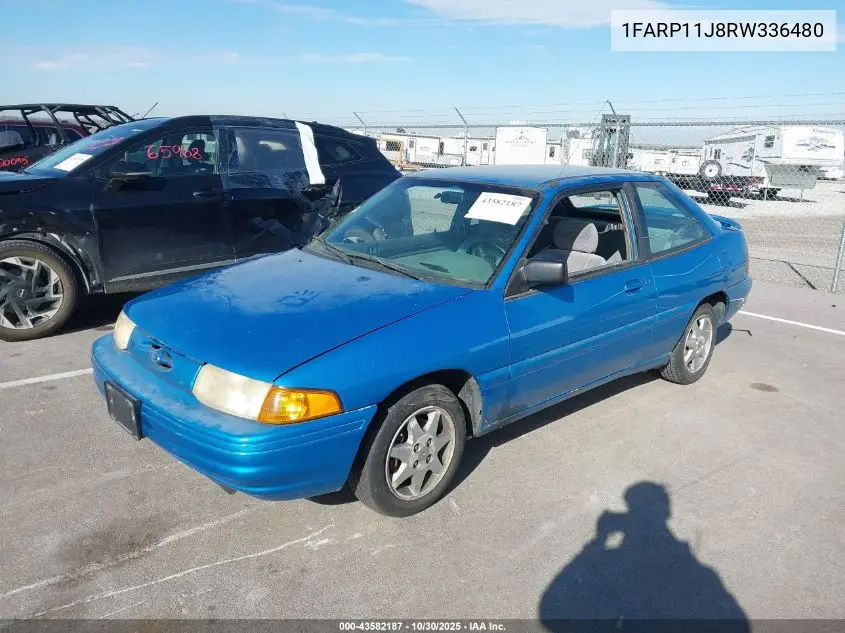 1FARP11J8RW336480 1994 Ford Escort Lx/Sport