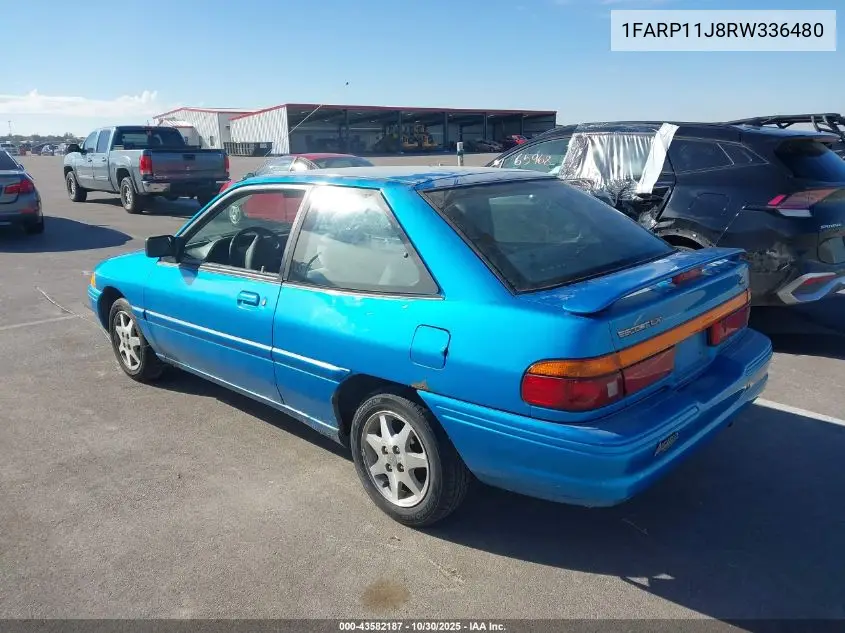 1FARP11J8RW336480 1994 Ford Escort Lx/Sport