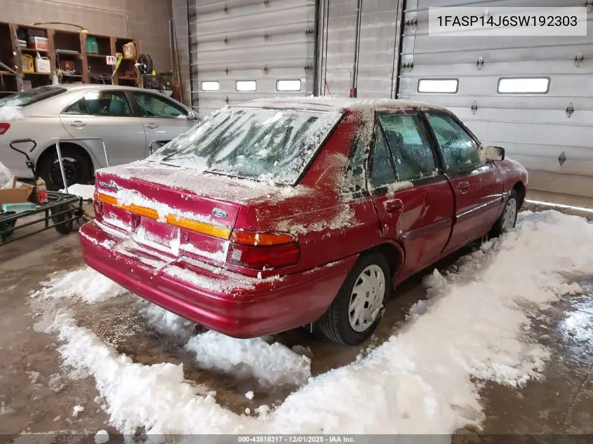 1FASP14J6SW192303 1995 Ford Escort Lx/Sport