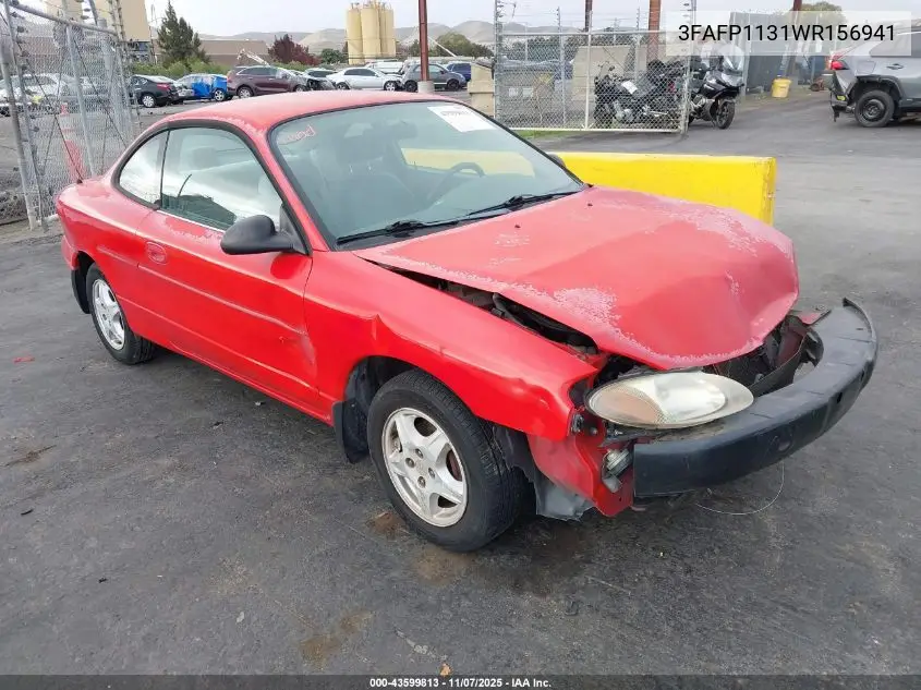 3FAFP1131WR156941 1998 Ford Escort Zx2 Cool/Zx2 Hot