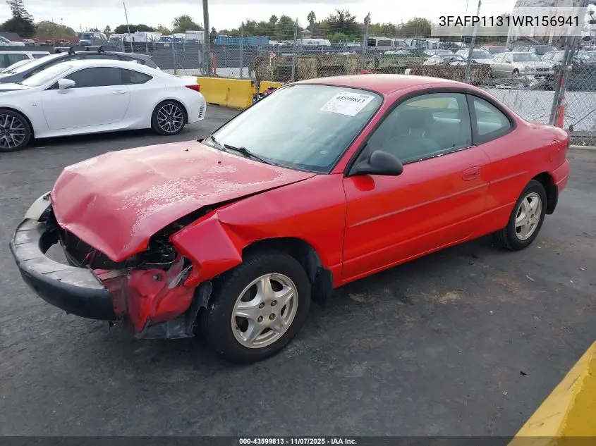3FAFP1131WR156941 1998 Ford Escort Zx2 Cool/Zx2 Hot