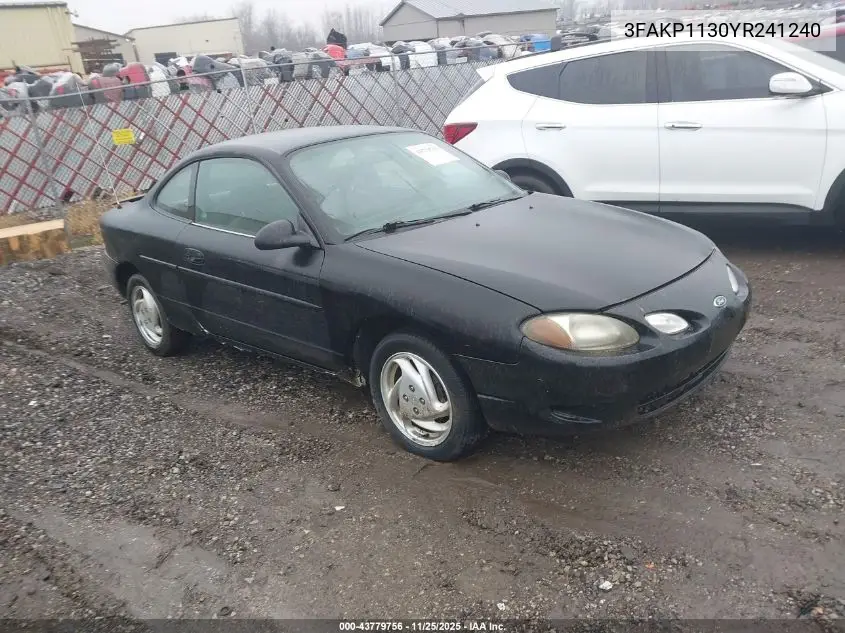 3FAKP1130YR241240 2000 Ford Escort Zx2