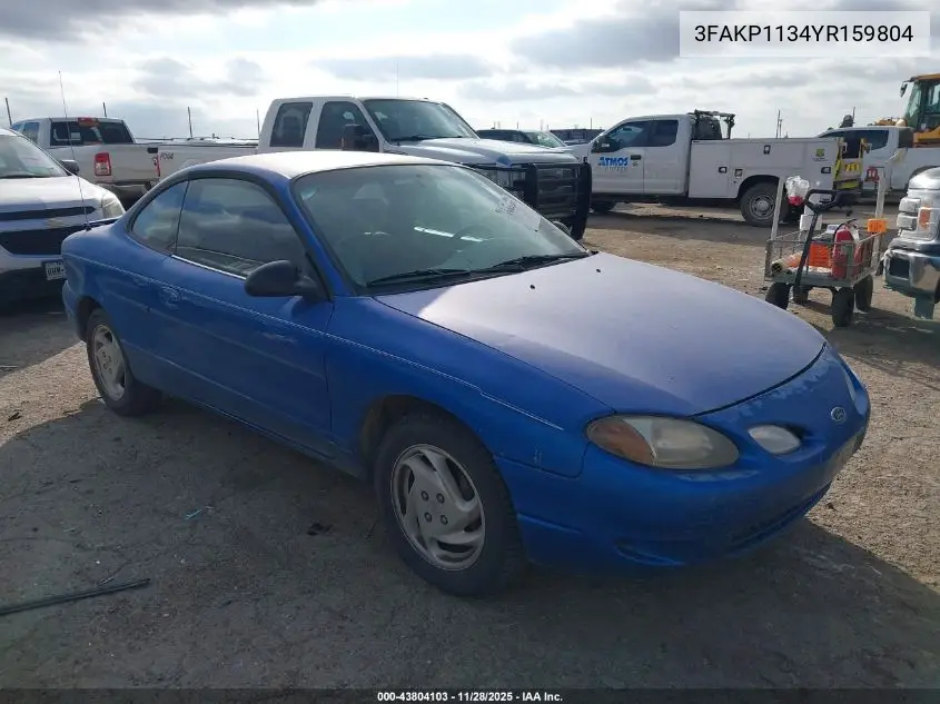 3FAKP1134YR159804 2000 Ford Escort Zx2