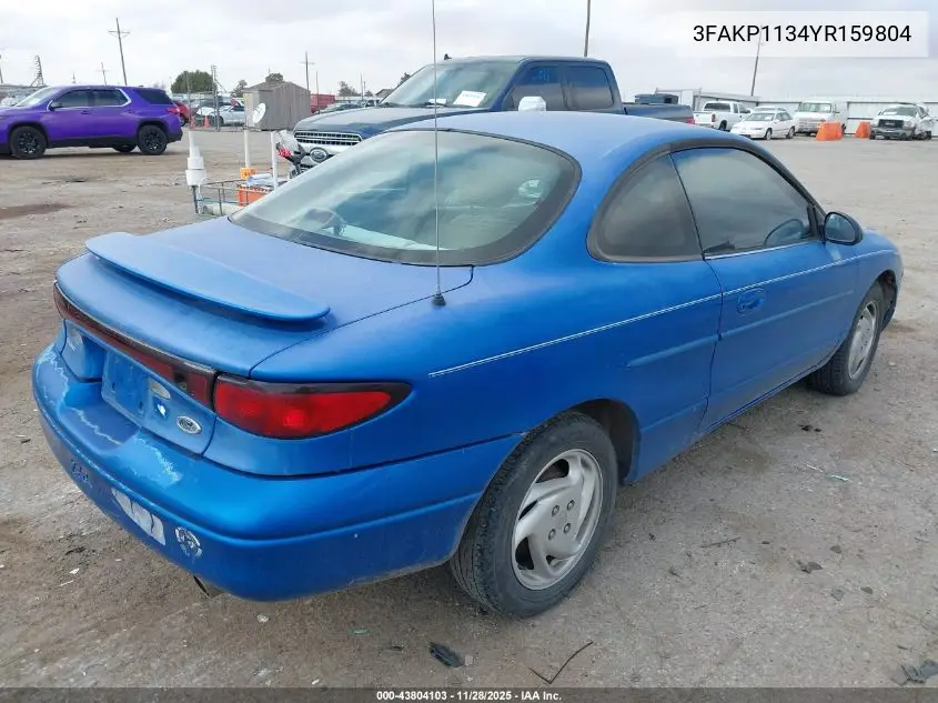 3FAKP1134YR159804 2000 Ford Escort Zx2