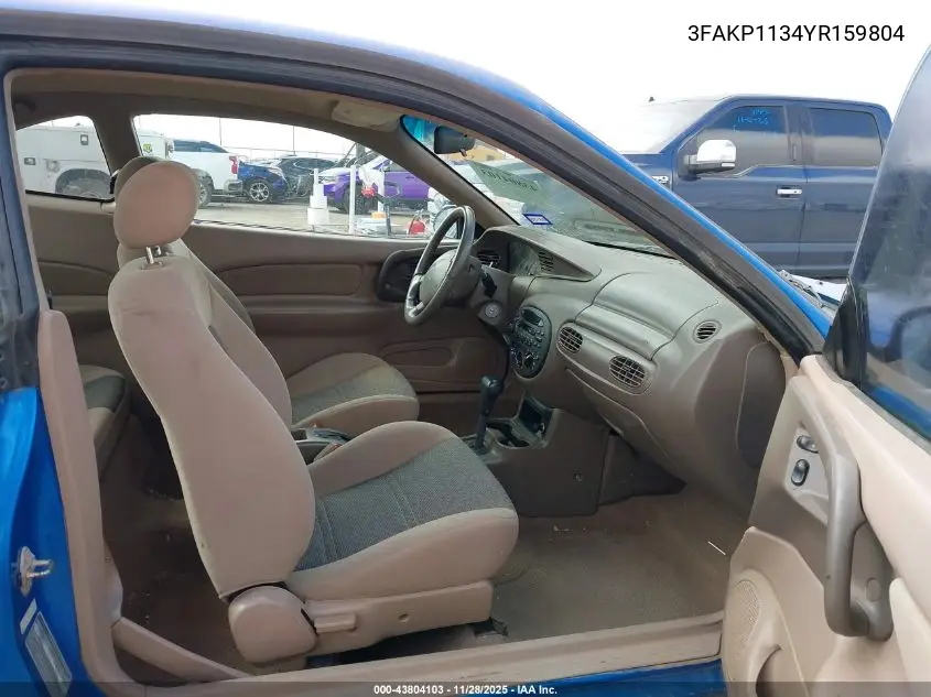 3FAKP1134YR159804 2000 Ford Escort Zx2